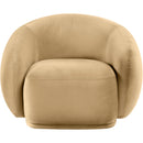  Manufacturer Color_Camel -- Emery Camel Velvet Upholstered Chair IMAGE 3