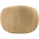 Meridian Emery Camel Velvet Chair IMAGE 5