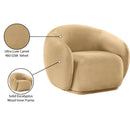  Manufacturer Color_Camel -- Emery Camel Velvet Upholstered Chair IMAGE 8