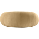  Manufacturer Color_Camel -- Emery 77" Camel Velvet Upholstered Loveseat IMAGE 5