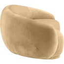  Manufacturer Color_Camel -- Emery 95" Camel Velvet Upholstered Sofa IMAGE 4