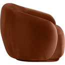  Manufacturer Color_Cognac -- Emery Cognac Velvet Upholstered Chair IMAGE 4