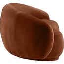  Manufacturer Color_Cognac -- Emery 77" Cognac Velvet Upholstered Loveseat IMAGE 4