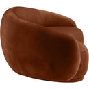  Manufacturer Color_Cognac -- Emery 95" Cognac Velvet Upholstered Sofa IMAGE 4