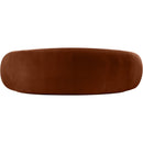 Meridian Emery Cognac Velvet Sofa IMAGE 5