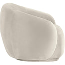  Manufacturer Color_Cream -- Emery Cream Velvet Upholstered Chair IMAGE 4