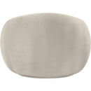 Meridian Emery Cream Velvet Chair IMAGE 5