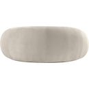  Manufacturer Color_Cream -- Emery 77" Cream Velvet Upholstered Loveseat IMAGE 5
