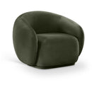 Meridian Emery Green Velvet Chair IMAGE 1