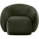  Manufacturer Color_Green -- Emery Green Velvet Upholstered Chair IMAGE 3