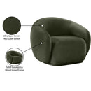 Manufacturer Color_Green -- Emery Green Velvet Upholstered Chair IMAGE 8