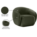 Meridian Emery Green Velvet Chair IMAGE 8