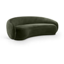 Meridian Emery Green Velvet Sofa IMAGE 1