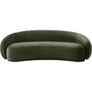 Meridian Emery Green Velvet Sofa IMAGE 3