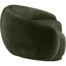  Manufacturer Color_Green -- Emery 95" Green Velvet Upholstered Sofa IMAGE 4