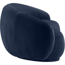  Manufacturer Color_Navy -- Emery 77" Navy Velvet Upholstered Loveseat IMAGE 4