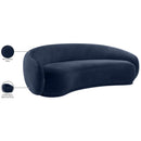  Manufacturer Color_Navy -- Emery 95" Navy Velvet Upholstered Sofa IMAGE 8