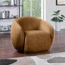  Manufacturer Color_Saddle -- Emery Saddle Velvet Upholstered Chair IMAGE 2