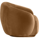  Manufacturer Color_Saddle -- Emery Saddle Velvet Upholstered Chair IMAGE 4