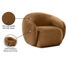  Manufacturer Color_Saddle -- Emery Saddle Velvet Upholstered Chair IMAGE 8
