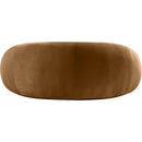  Manufacturer Color_Saddle -- Emery 77" Saddle Velvet Upholstered Loveseat IMAGE 5