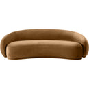  Manufacturer Color_Saddle -- Emery 95" Saddle Velvet Upholstered Sofa IMAGE 3