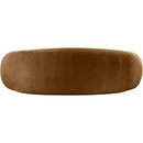  Manufacturer Color_Saddle -- Emery 95" Saddle Velvet Upholstered Sofa IMAGE 5