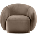  Manufacturer Color_Taupe -- Emery Taupe Velvet Upholstered Chair IMAGE 3