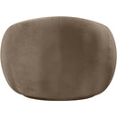  Manufacturer Color_Taupe -- Emery Taupe Velvet Upholstered Chair IMAGE 5