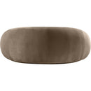  Manufacturer Color_Taupe -- Emery 77" Taupe Velvet Upholstered Loveseat IMAGE 5
