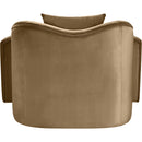 Meridian Destin Beige Velvet Chair IMAGE 5