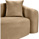 Meridian Destin Beige Velvet Chair IMAGE 9