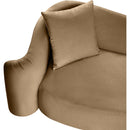  Manufacturer Color_Beige -- Meridian Destin Stationary Fabric Loveseat IMAGE 10