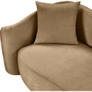 Meridian Destin Beige Velvet Sofa IMAGE 13