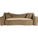  Manufacturer Color_Beige -- Meridian Destin Stationary Fabric Sofa IMAGE 3