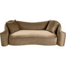 Manufacturer Color_Beige -- Meridian Destin Stationary Fabric Sofa IMAGE 4