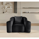  Manufacturer Color_Black -- Destin Black Velvet Upholstered Chair IMAGE 2
