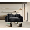  Manufacturer Color_Black -- Destin 70" Black Velvet Upholstered Loveseat IMAGE 2