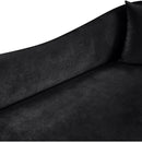  Manufacturer Color_Black -- Destin 70" Black Velvet Upholstered Loveseat IMAGE 8
