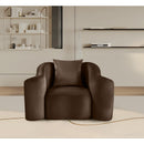  Manufacturer Color_Brown -- Destin Brown Velvet Upholstered Chair IMAGE 2