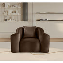 Meridian Destin Brown Velvet Chair IMAGE 2