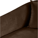  Manufacturer Color_Brown -- Destin Brown Velvet Upholstered Chair IMAGE 8