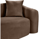  Manufacturer Color_Brown -- Destin Brown Velvet Upholstered Chair IMAGE 9