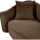  Manufacturer Color_Brown -- Destin 70" Brown Velvet Upholstered Loveseat IMAGE 13