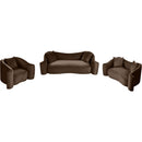  Manufacturer Color_Brown -- Destin 70" Brown Velvet Upholstered Loveseat IMAGE 14