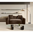  Manufacturer Color_Brown -- Destin 70" Brown Velvet Upholstered Loveseat IMAGE 2