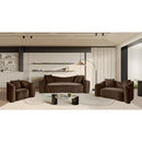  Manufacturer Color_Brown -- Destin 91" Brown Velvet Upholstered Sofa IMAGE 19
