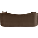  Manufacturer Color_Brown -- Destin 91" Brown Velvet Upholstered Sofa IMAGE 5