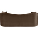 Meridian Destin Brown Velvet Sofa IMAGE 5