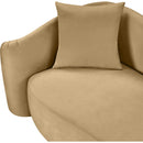 Meridian Destin Camel Velvet Chair IMAGE 13